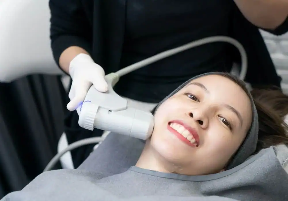 HIFU treatment Gosport in progress