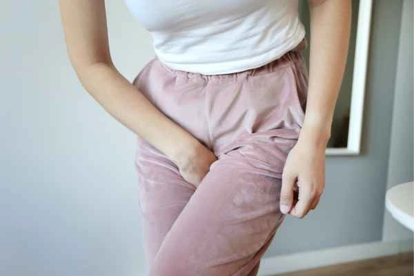 woman struggling with urine incontinence Gosport